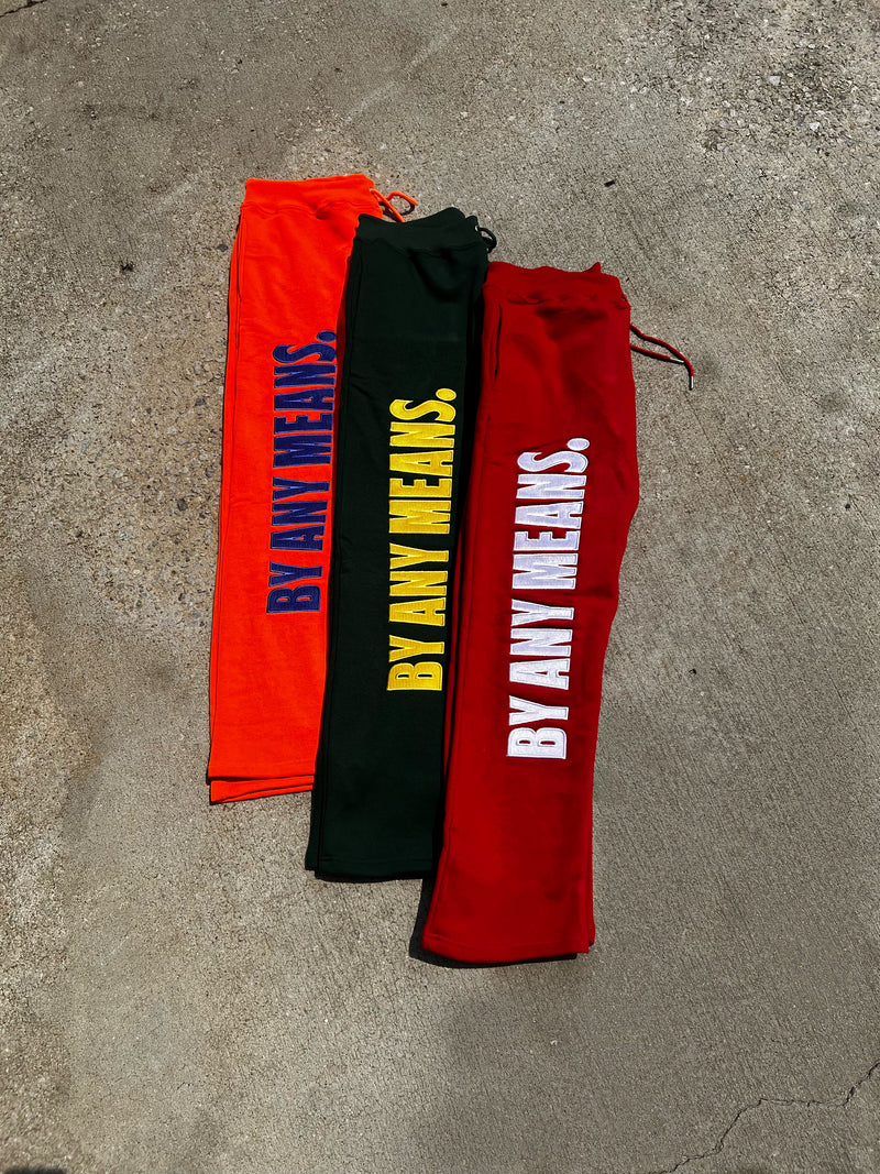 “By Any Means.” Joggers